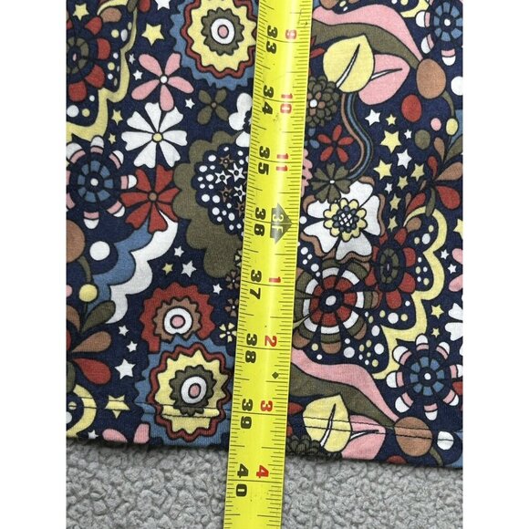 Boden Dress US Size 12L Olive Floral Button Front Pockets Cotton Modal Retro - Picture 16 of 16